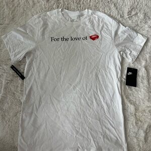 Nike White 'For the Love of' Men's T-Shirt